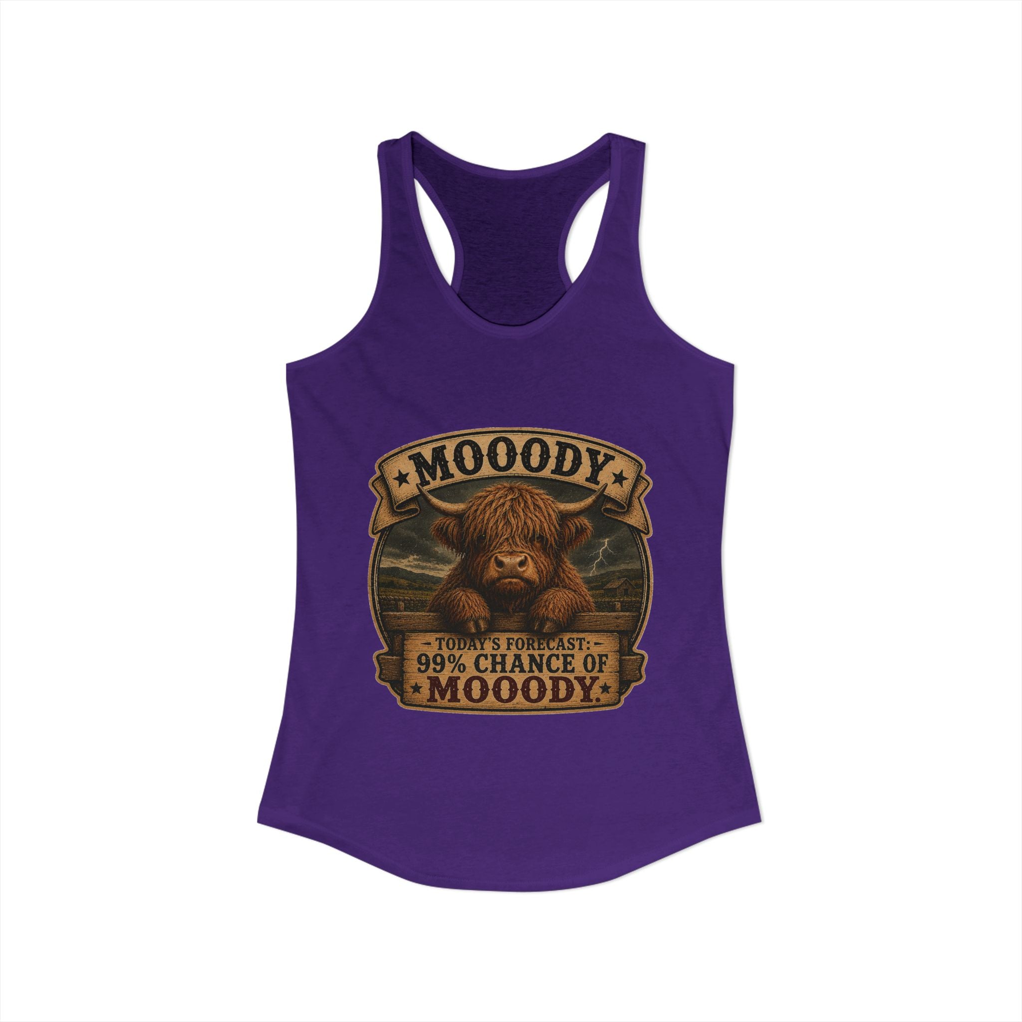 Mooody Highland Women's Ideal Racerback Tank