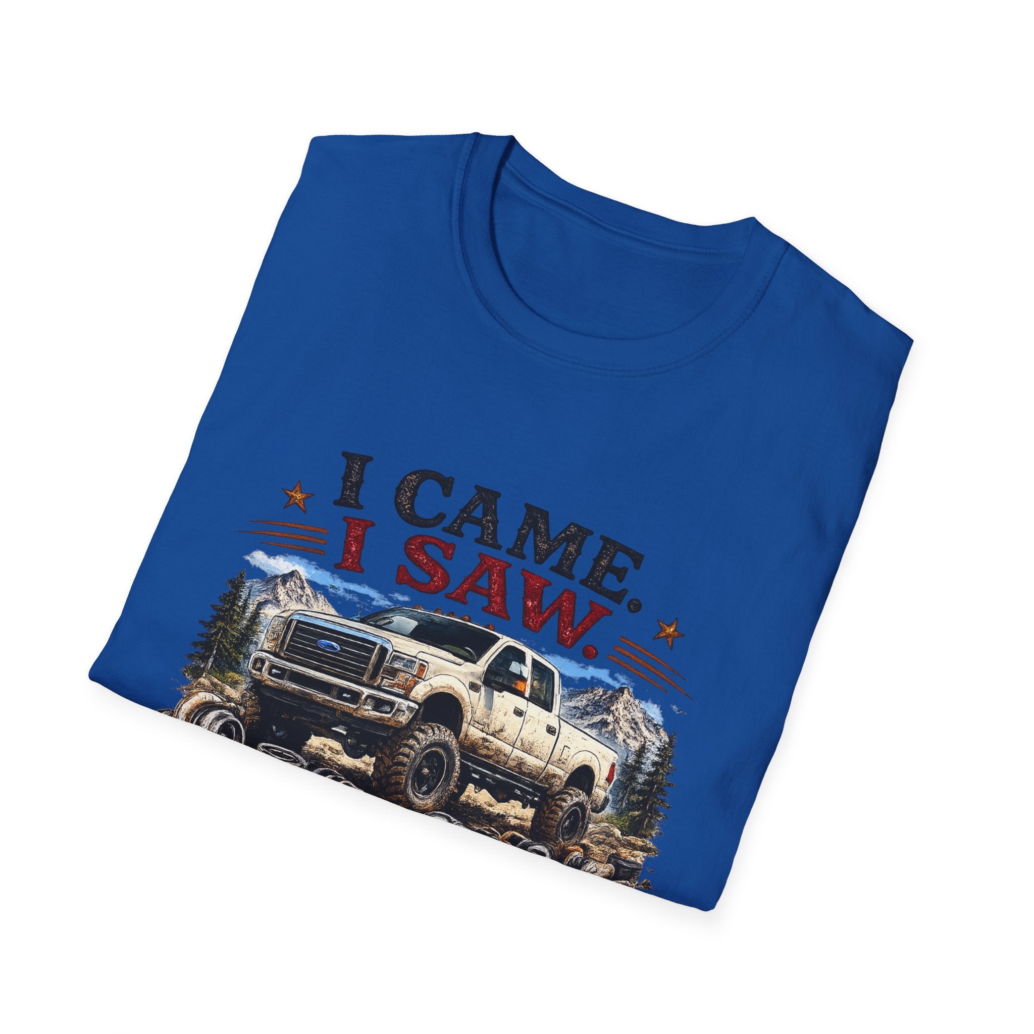 I Saw I Came, I Bought Truck Parts Softstyle T-Shirt