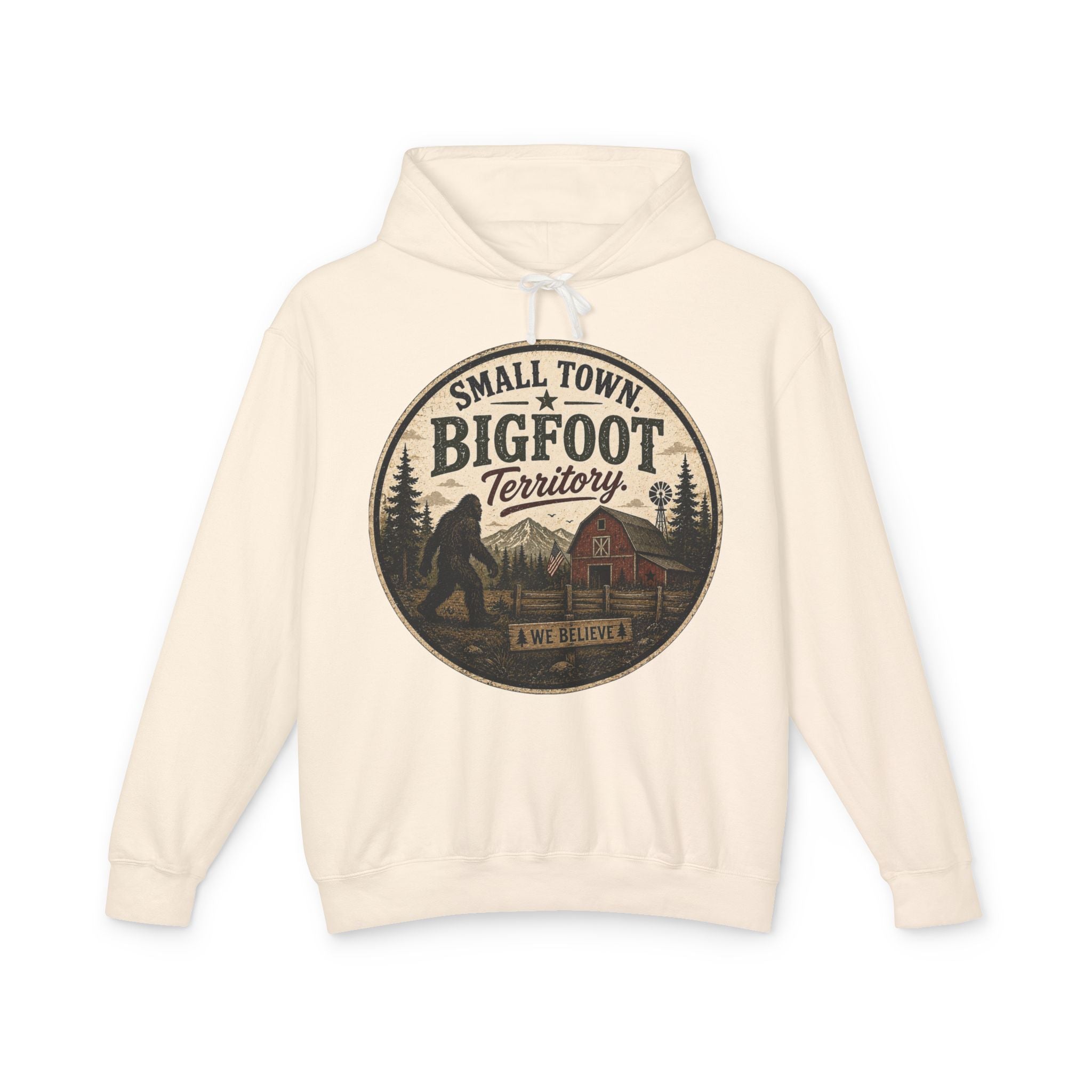 Small Town Bigfoot Territory Hooded Sweatshirt