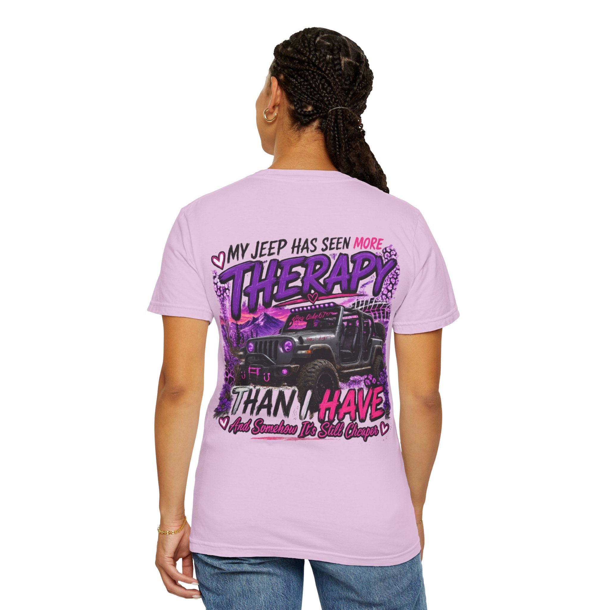 Jeep Therapy T‑Shirt — My Jeep Has Seen More Therapy Than I Have Graphic Tee