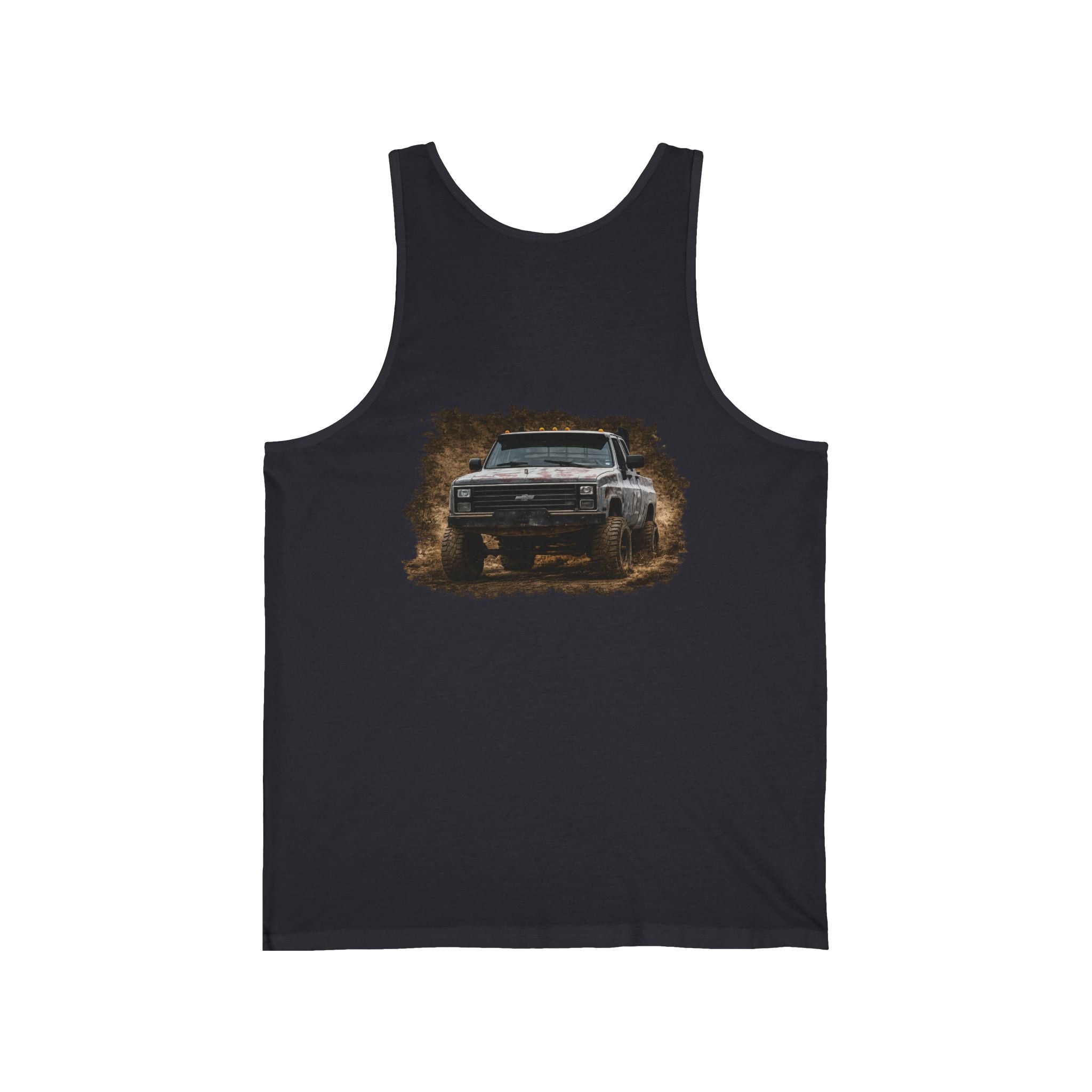 Off‑Road Pickup Tank Top — K30 Badge & Rugged Truck Graphic