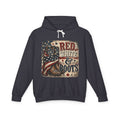 Patriotic "Red White & Boots" Women's Hoodie — American Flag Cowboy Boot Graphic Hoodie