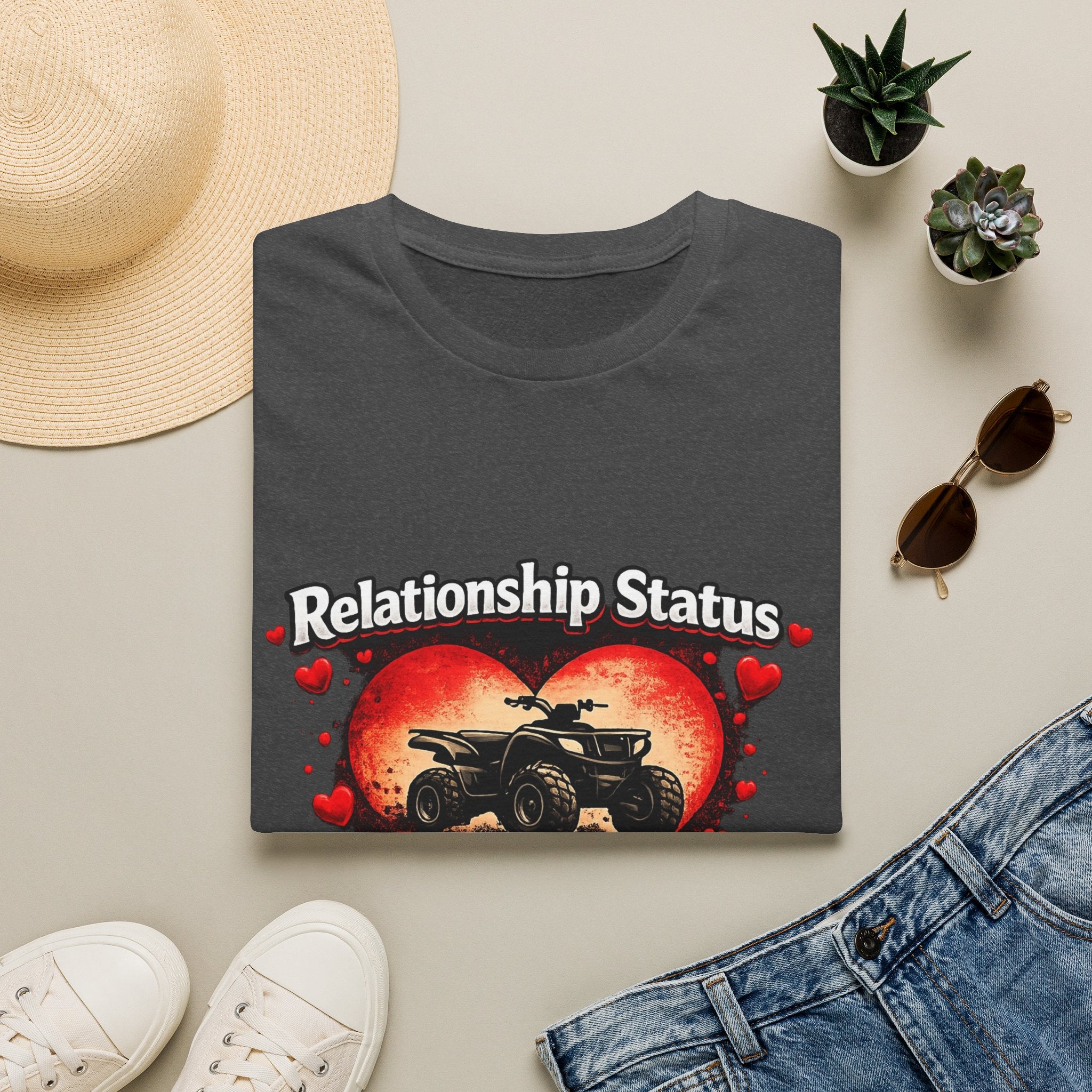 Jeep 'Let's Get Naked' Graphic T‑Shirt — 'Just Me & My Jeep' Off‑Road Pink Design