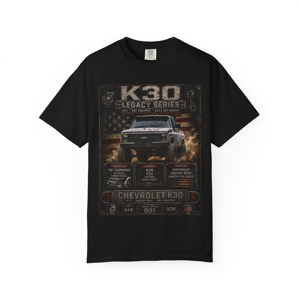 Chevrolet K30 Legacy Series T-Shirt — Vintage Off-Road Truck Graphic