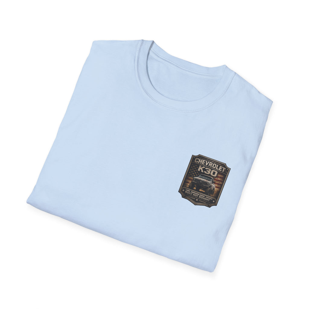 Square Body Soul - Chevrolet K30 Vintage Truck Pocket T‑Shirt