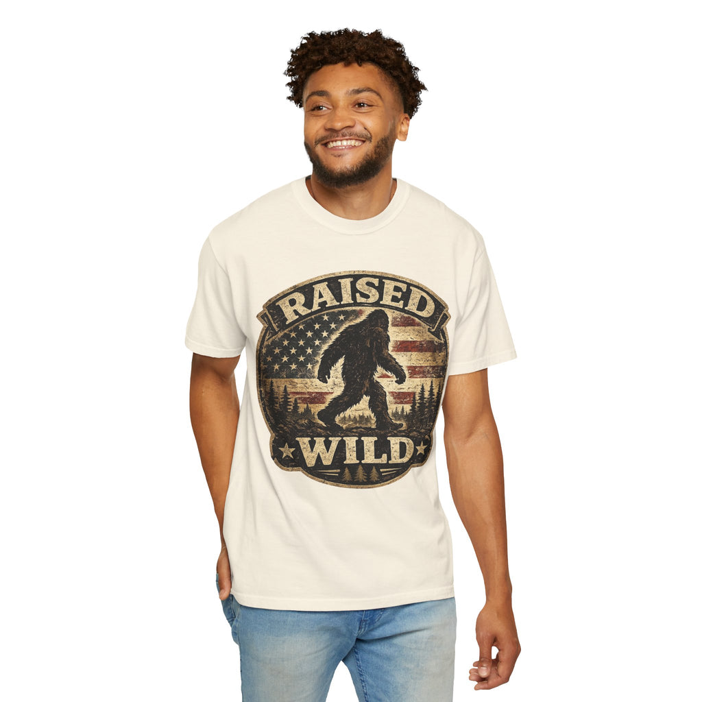 Raised Wild Bigfoot T-shirt