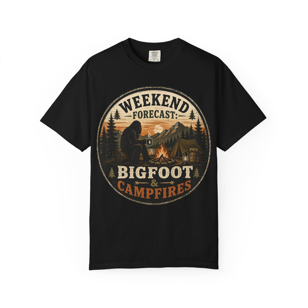 Weekend Forecast: Bigfoot & Campfires T-Shirt