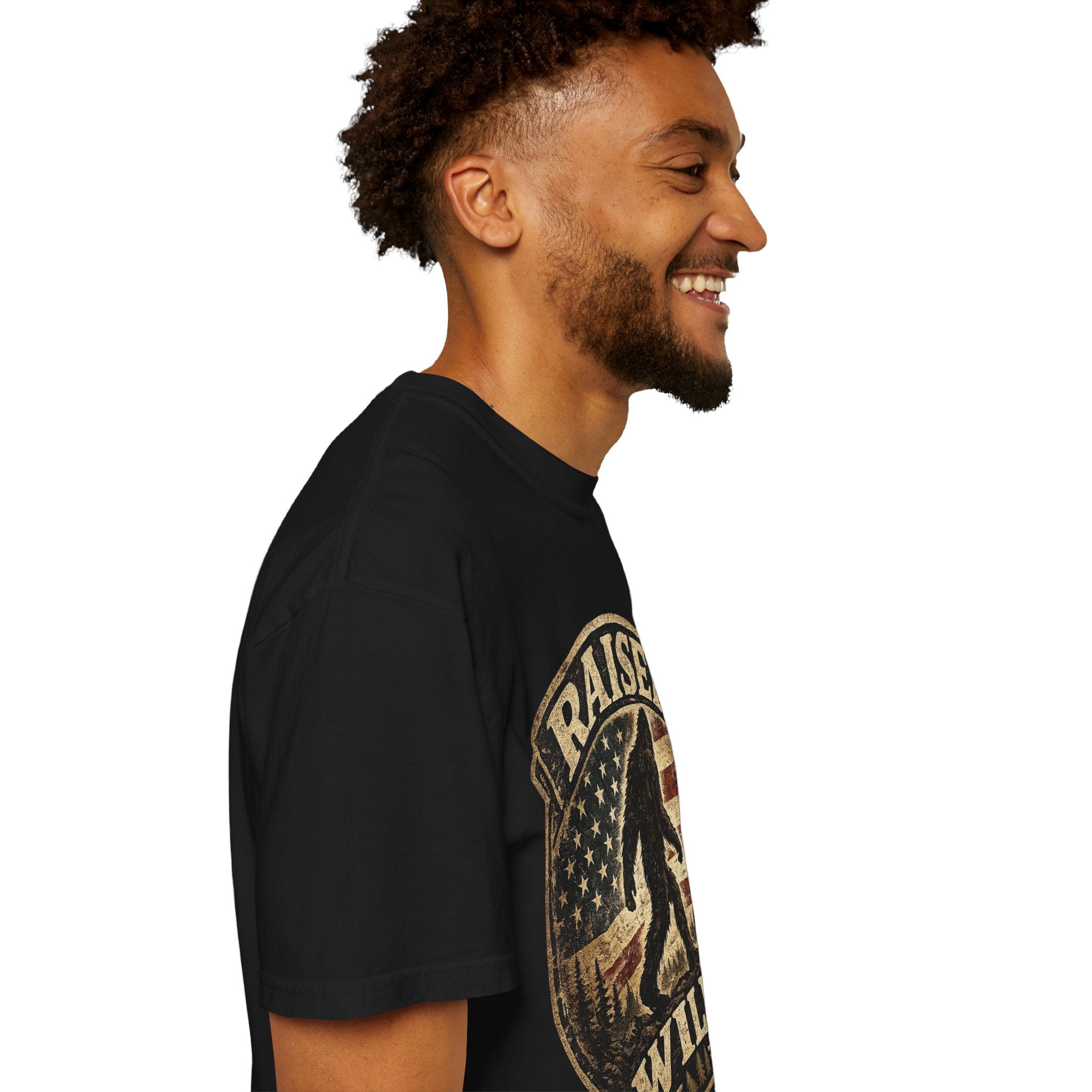 Raised Wild Bigfoot T-shirt