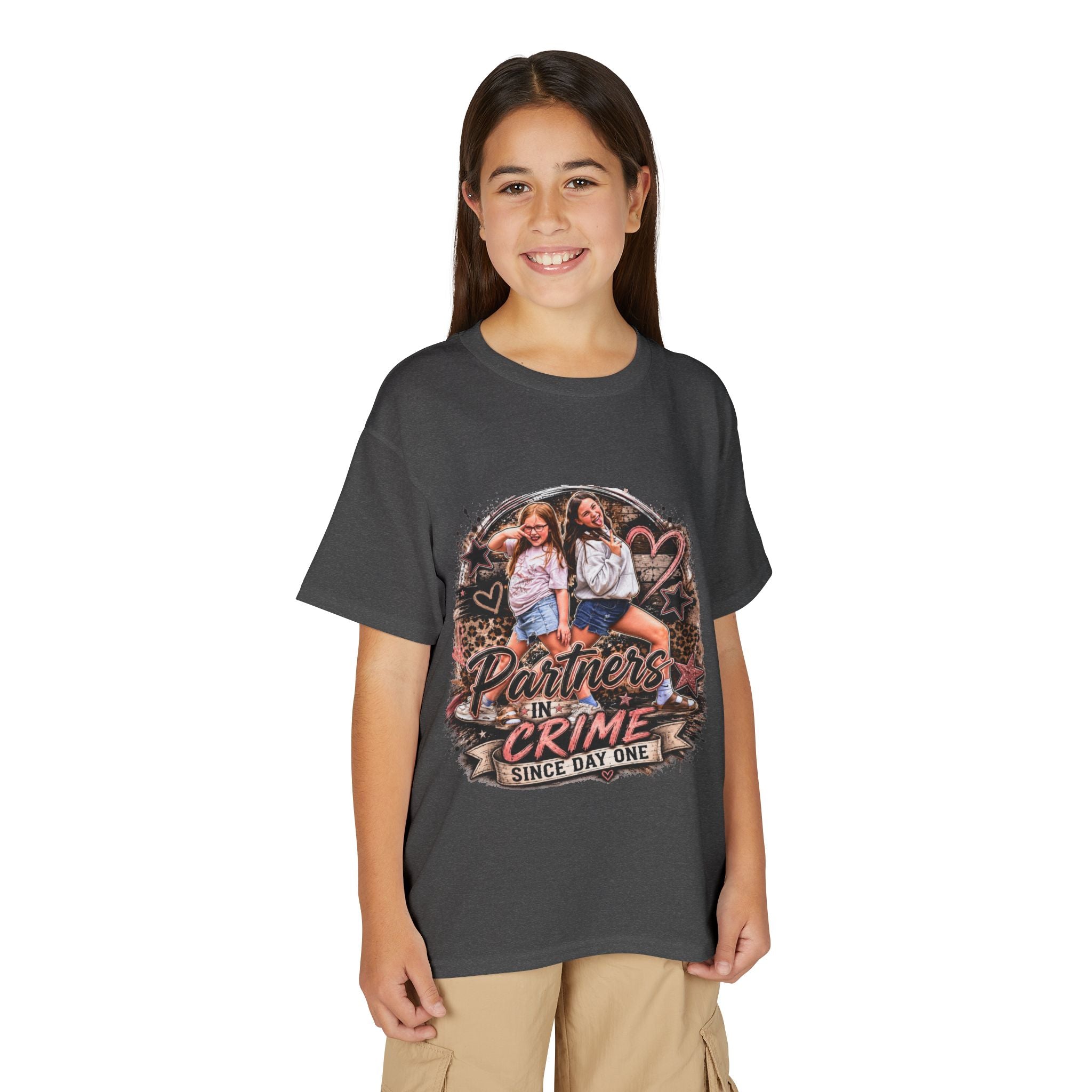 "Partners in Crime Since Day One" Best Friend Tee – Youth T-Shirt