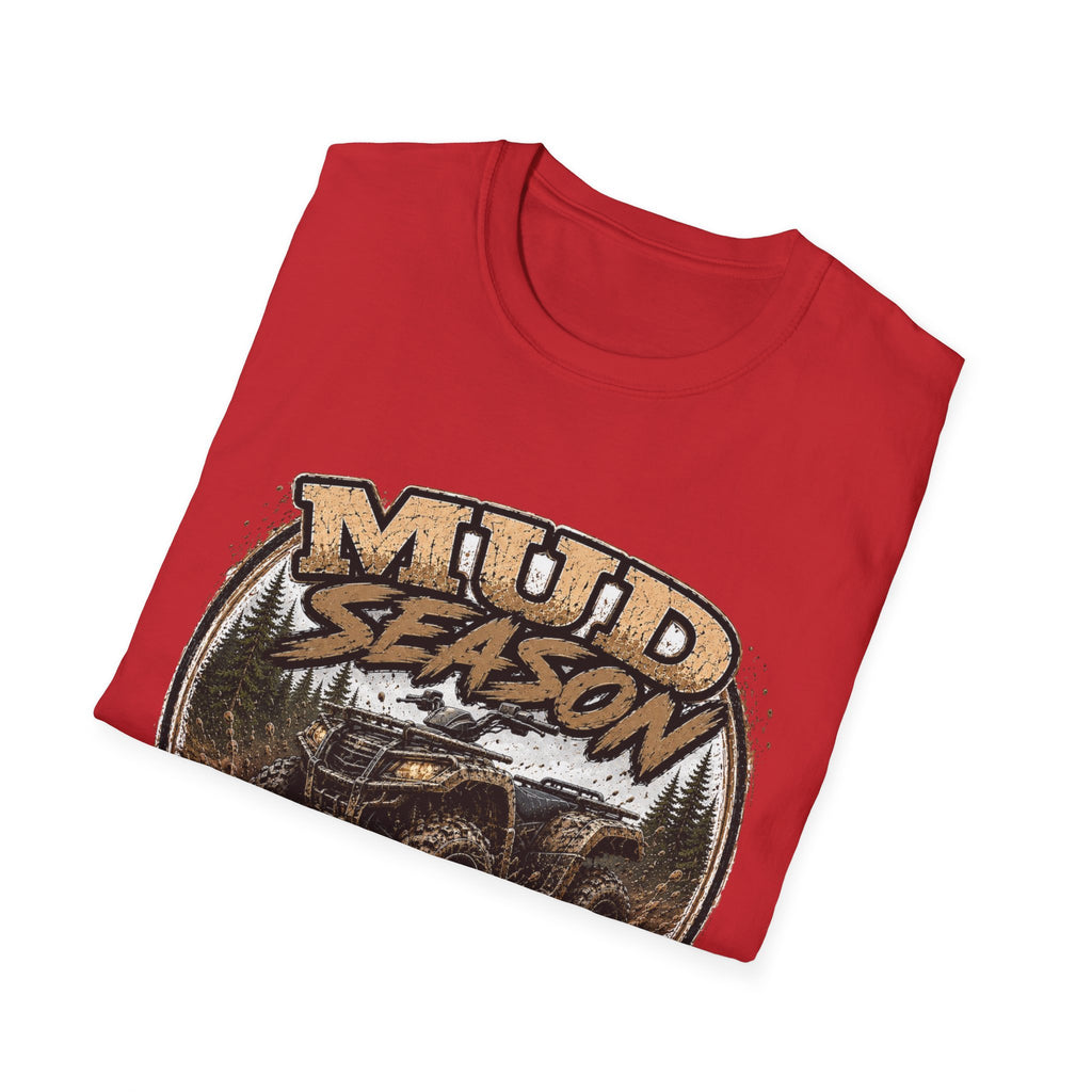 Mud Season T‑Shirt — 'Mud Season' ATV Off‑Road Graphic Shirt (Funny Car Wash Quote)
