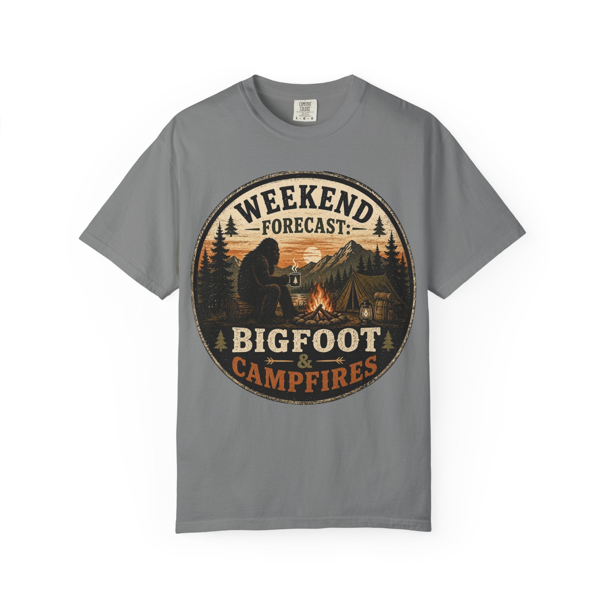 Weekend Forecast: Bigfoot & Campfires T-Shirt