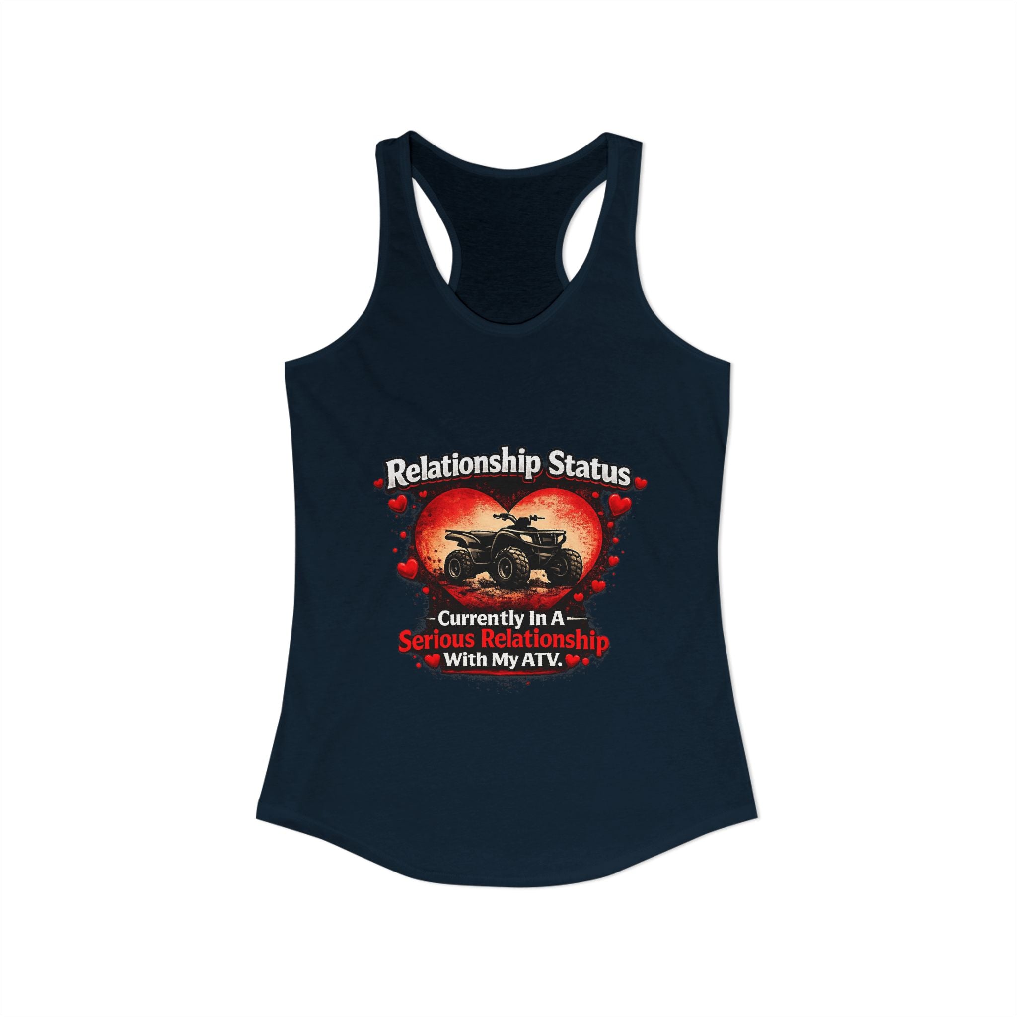 Relationship Status ATV Women's Ideal Racerback Tank