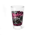 "Let's Get Naked" Jeep 16oz Pint Glass - Mixing Glass