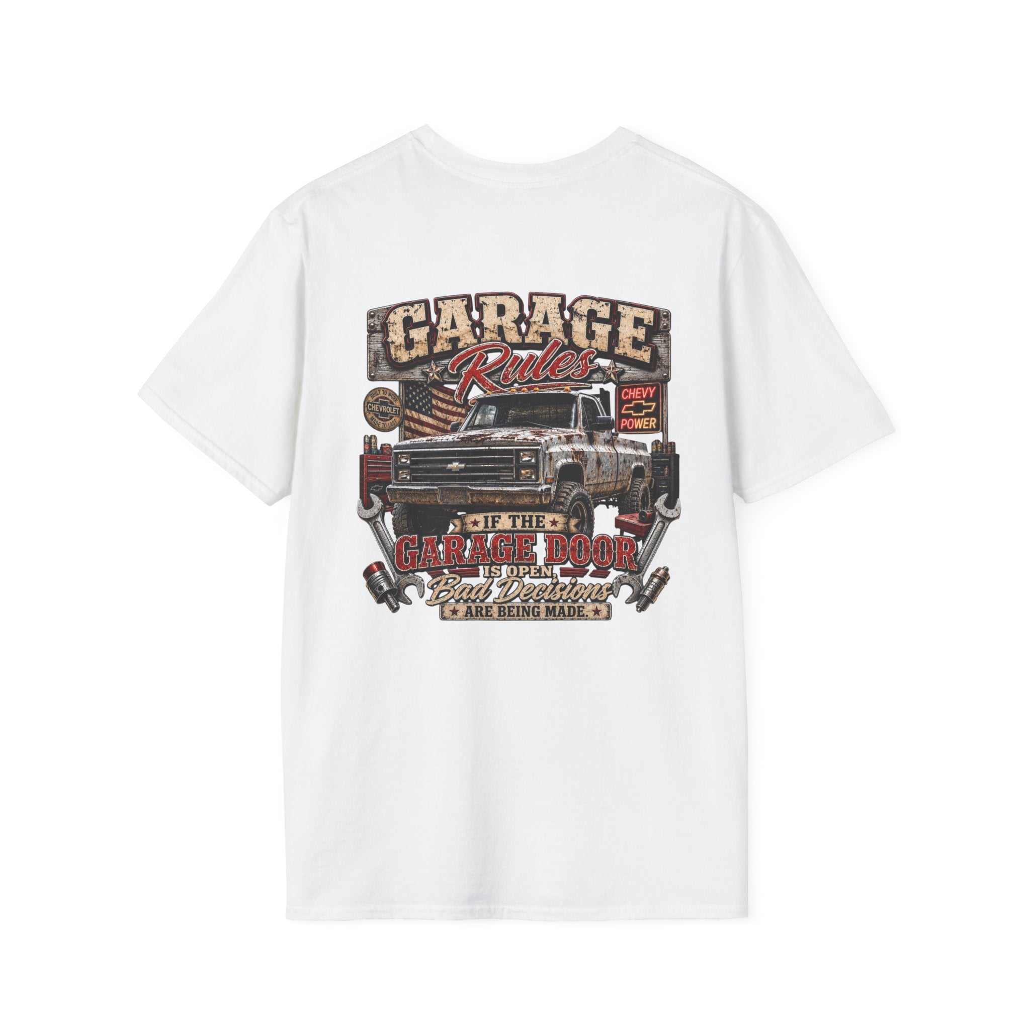Garage Rules - Chevrolet K30 Vintage Badge T-Shirt