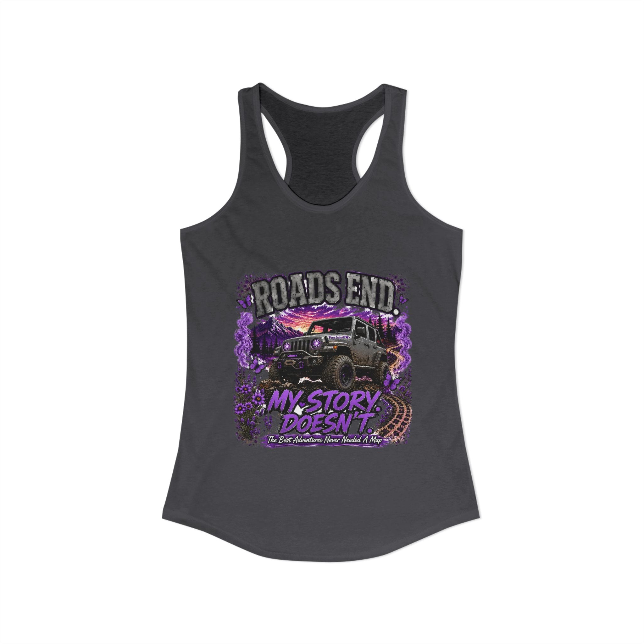 Roads End Jeep Women's Ideal Racerback Tank