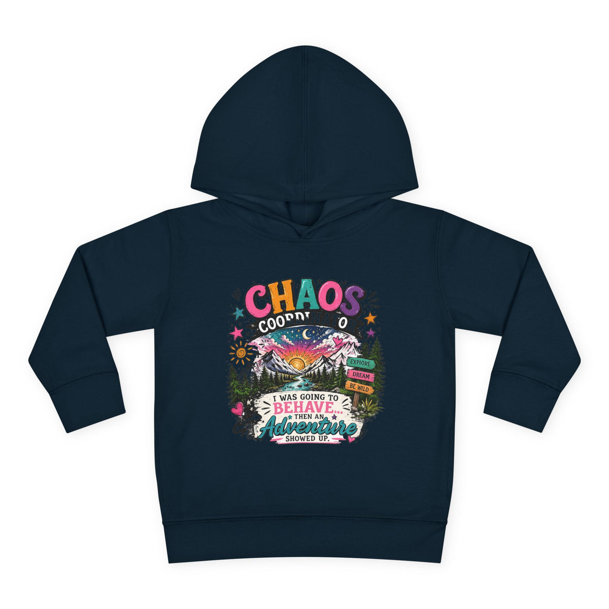 Chaos Coordinator Toddler Pullover Fleece Hoodie