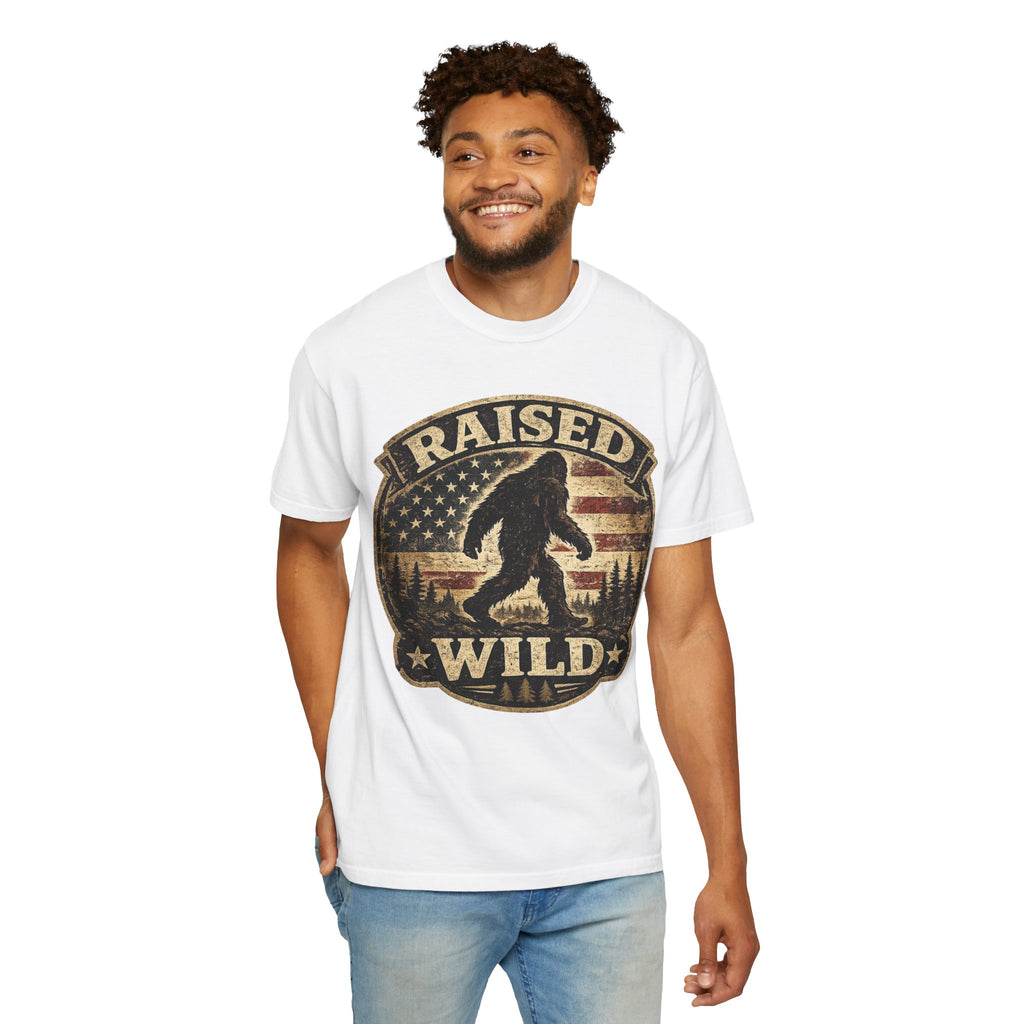 Raised Wild Bigfoot T-shirt