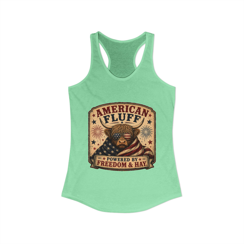 American Fluff Women's Ideal Racerback Tank