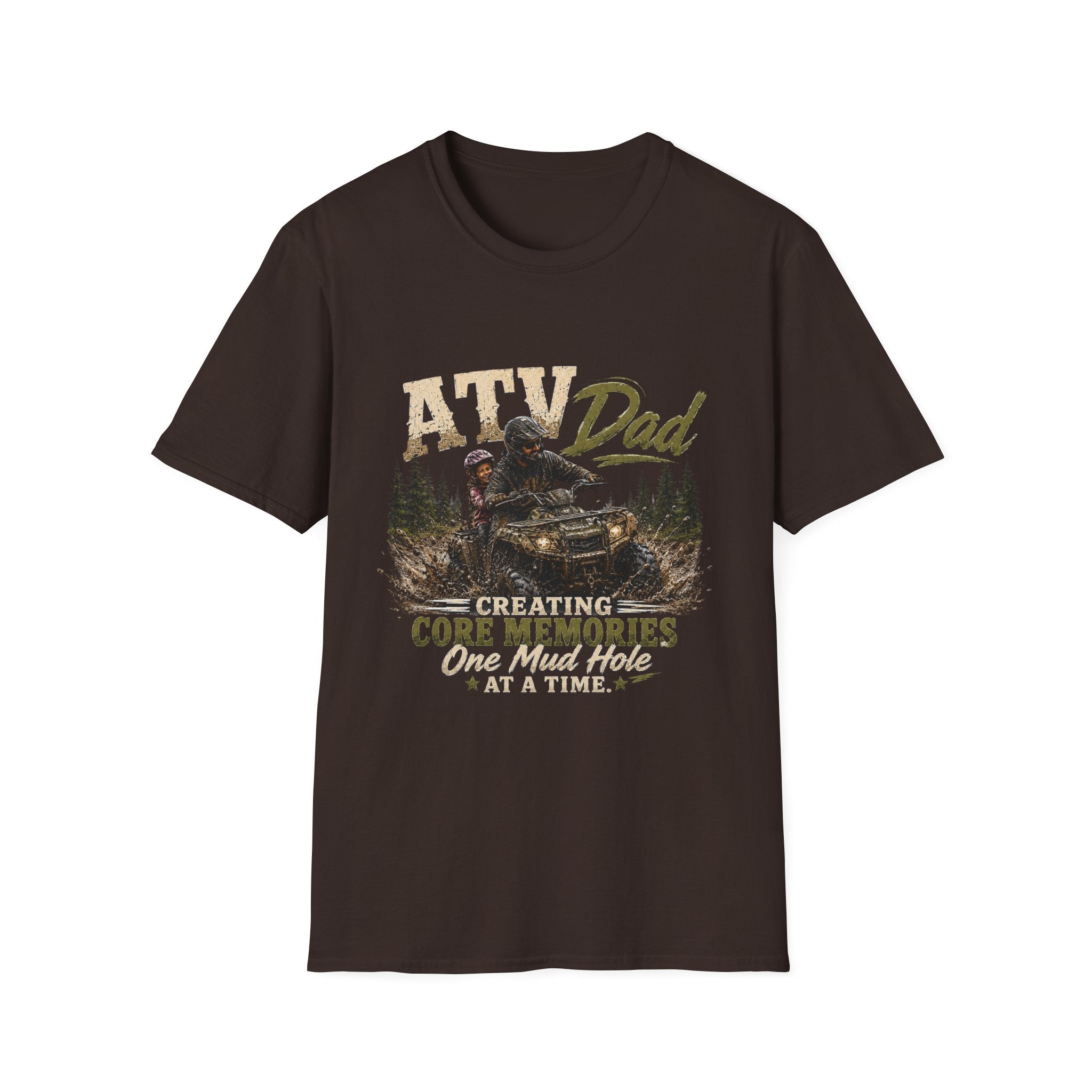 ATV Dad T-Shirt – "Creating Core Memories One Mud Hole at a Time" Outdoor Riding Tee