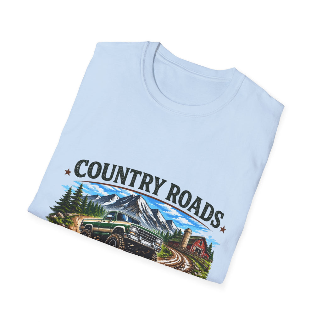 Country Roads Truck Softstyle T-Shirt