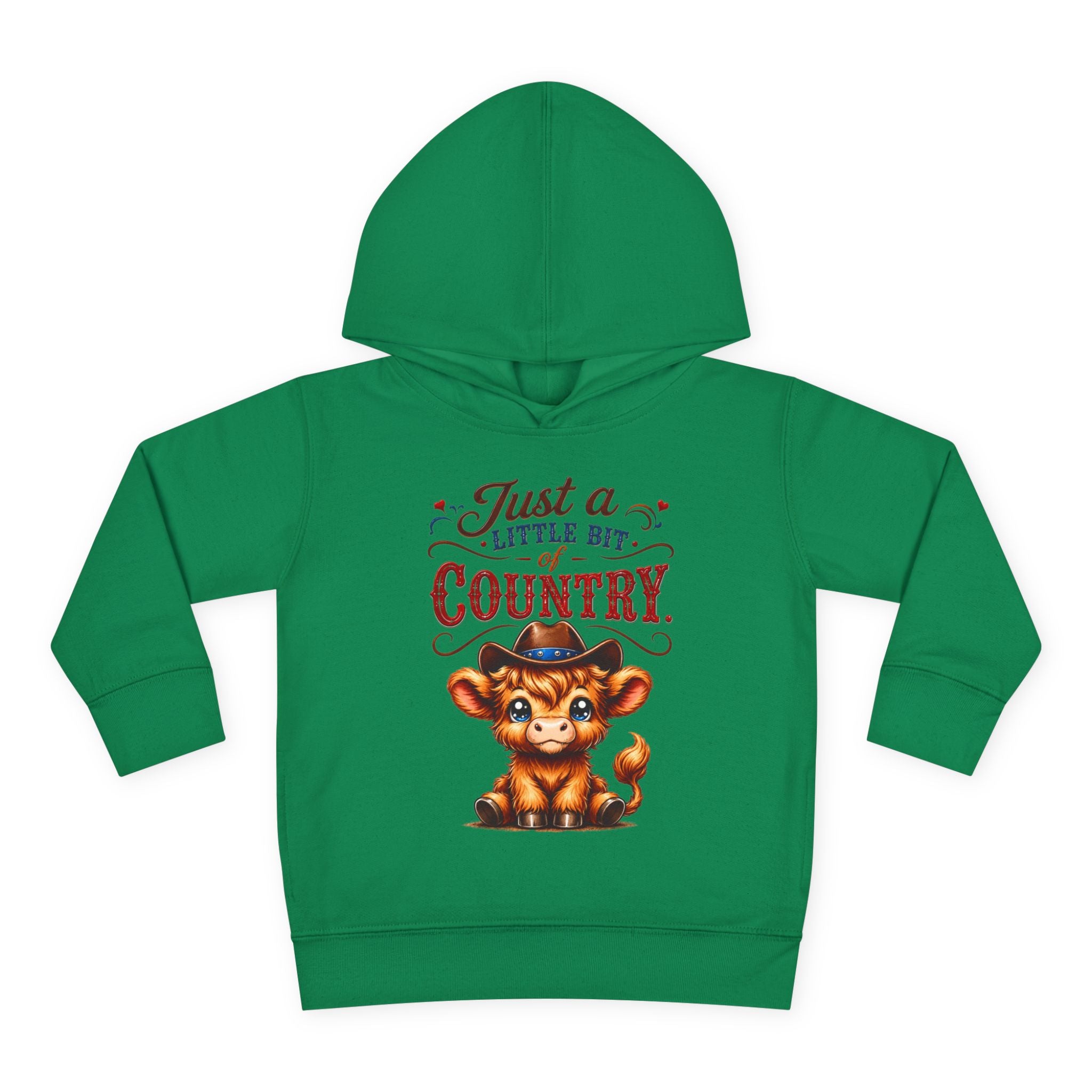 Just a Little Bit of Country Toddler Pullover Fleece Hoodie