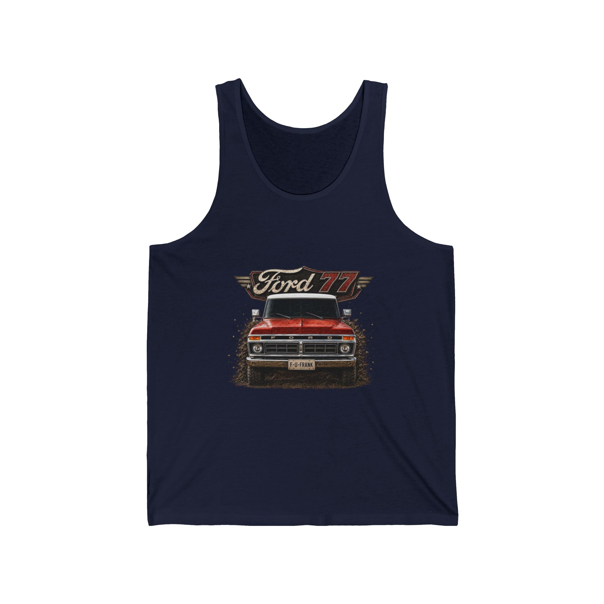 Ford F-150 Vintage Truck Tank Top — Classic Red Pickup Graphic