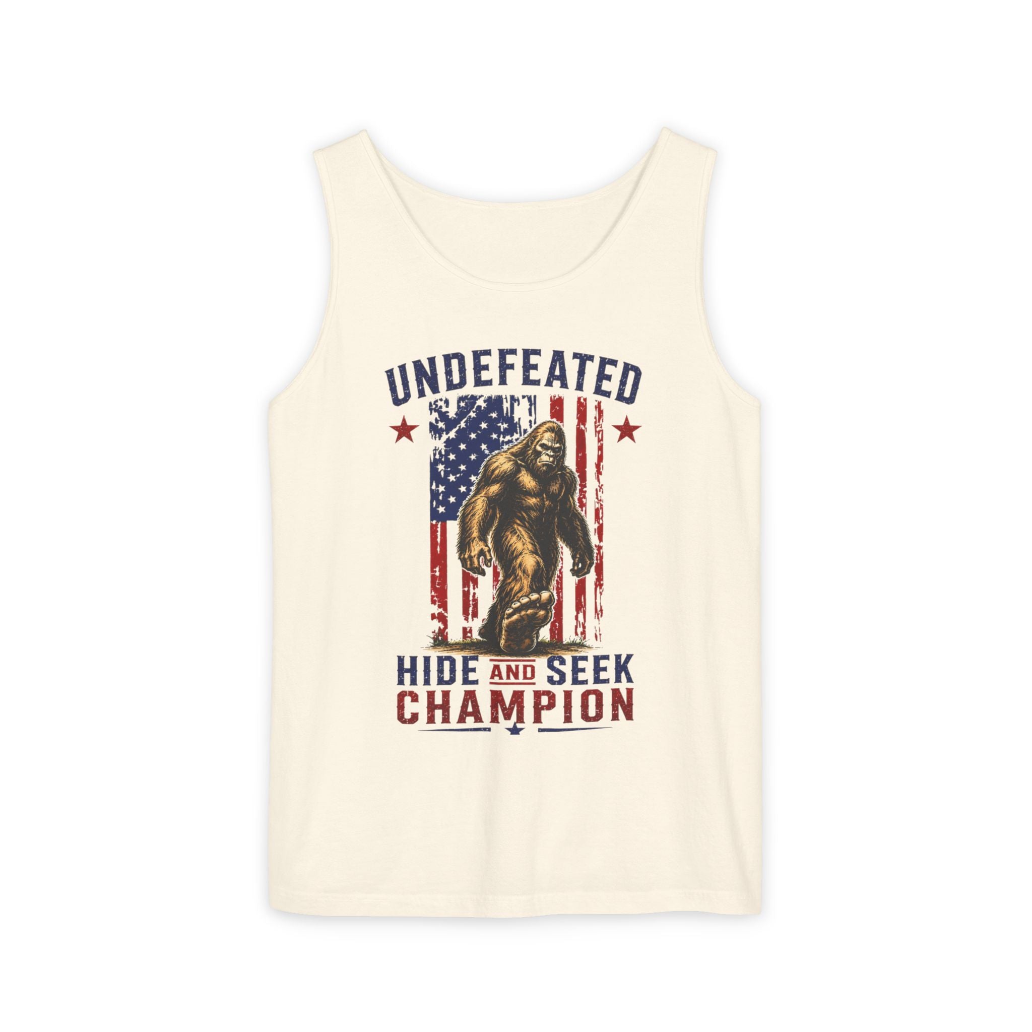Undefeated Hide and Seek Champion 4th of July Tank Top