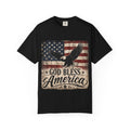 God Bless America T-Shirt — Vintage Flag & Eagle Patriotic Tee