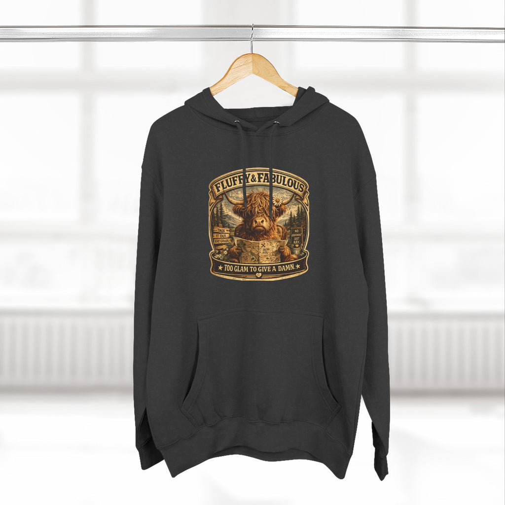 Fluffy & Fabulous Three-Panel Fleece Hoodie