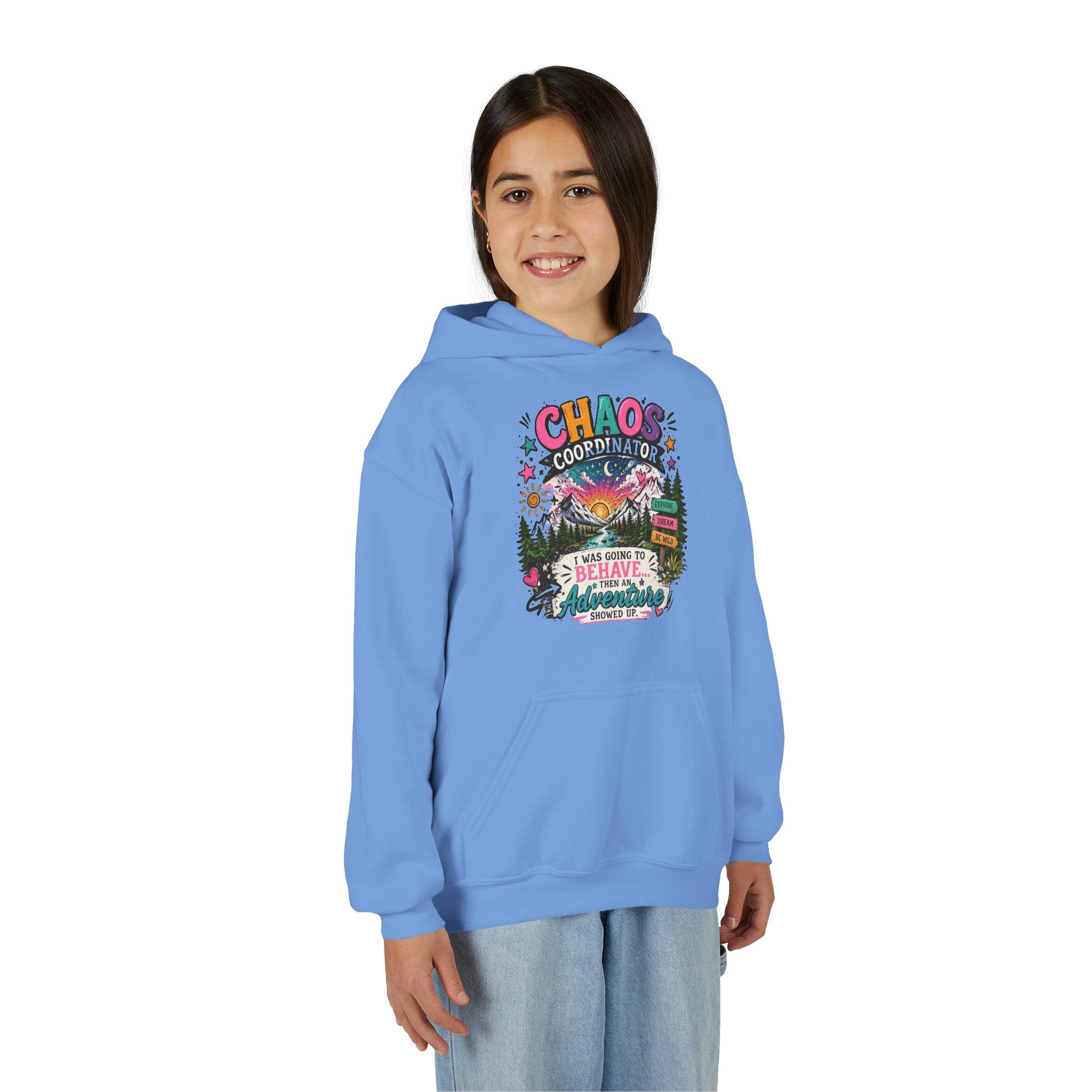 Chaos Coordinator Youth Heavy Blend Hooded Sweatshirt