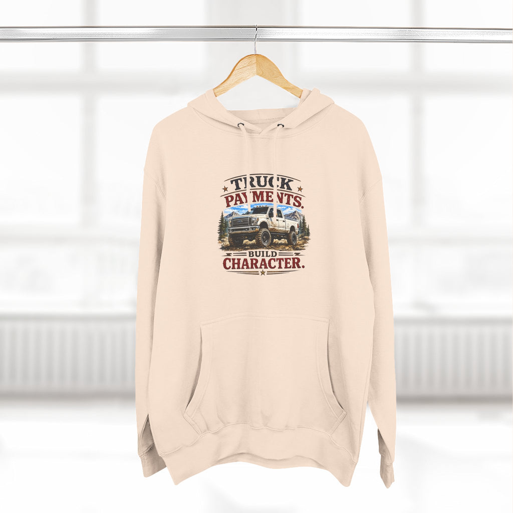 Three-Panel Fleece Hoodie