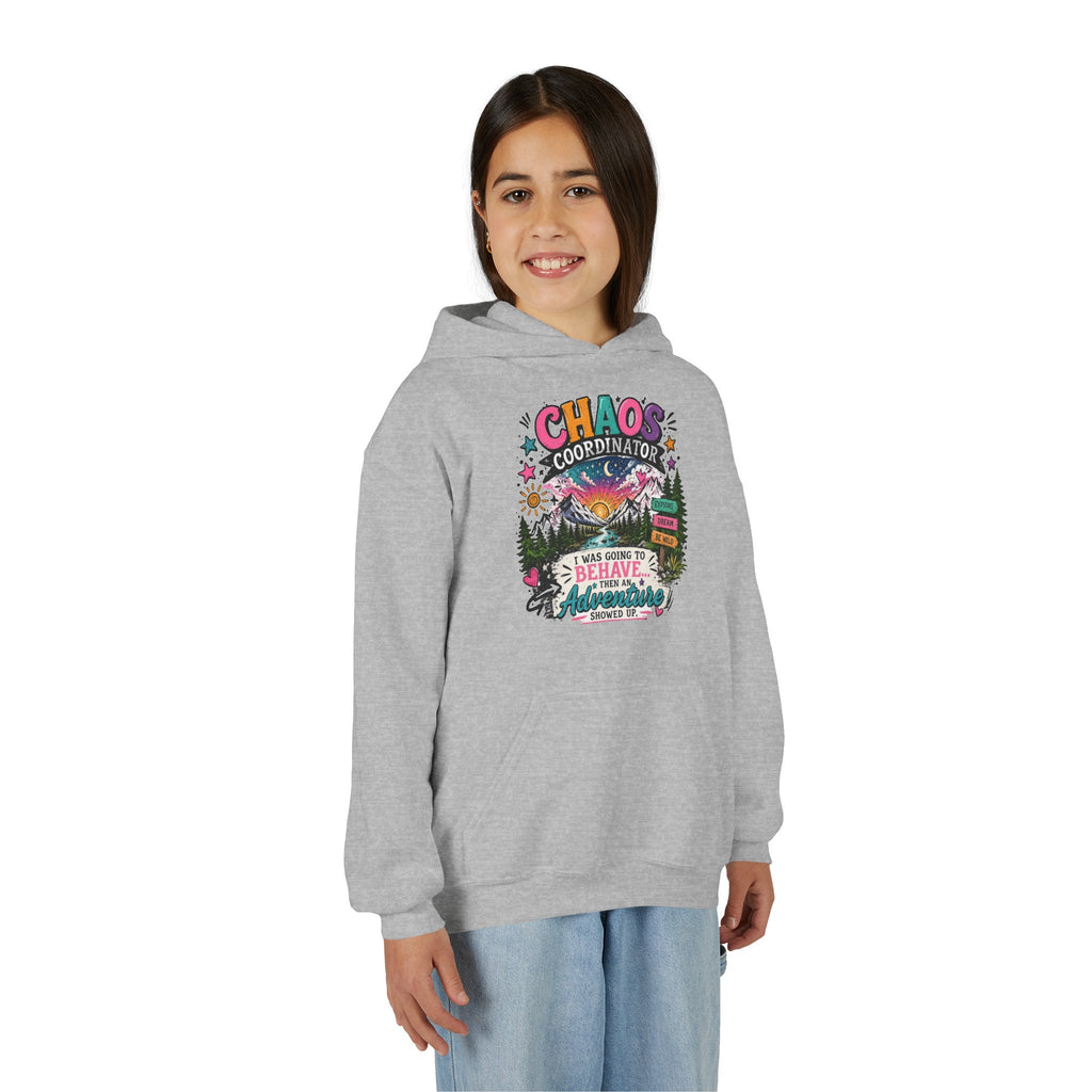 Chaos Coordinator Youth Heavy Blend Hooded Sweatshirt