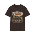 Scenic Route T-Shirt — 'Life’s Too Short to Stay on the Main Trail' Off‑Road Adventure Tee