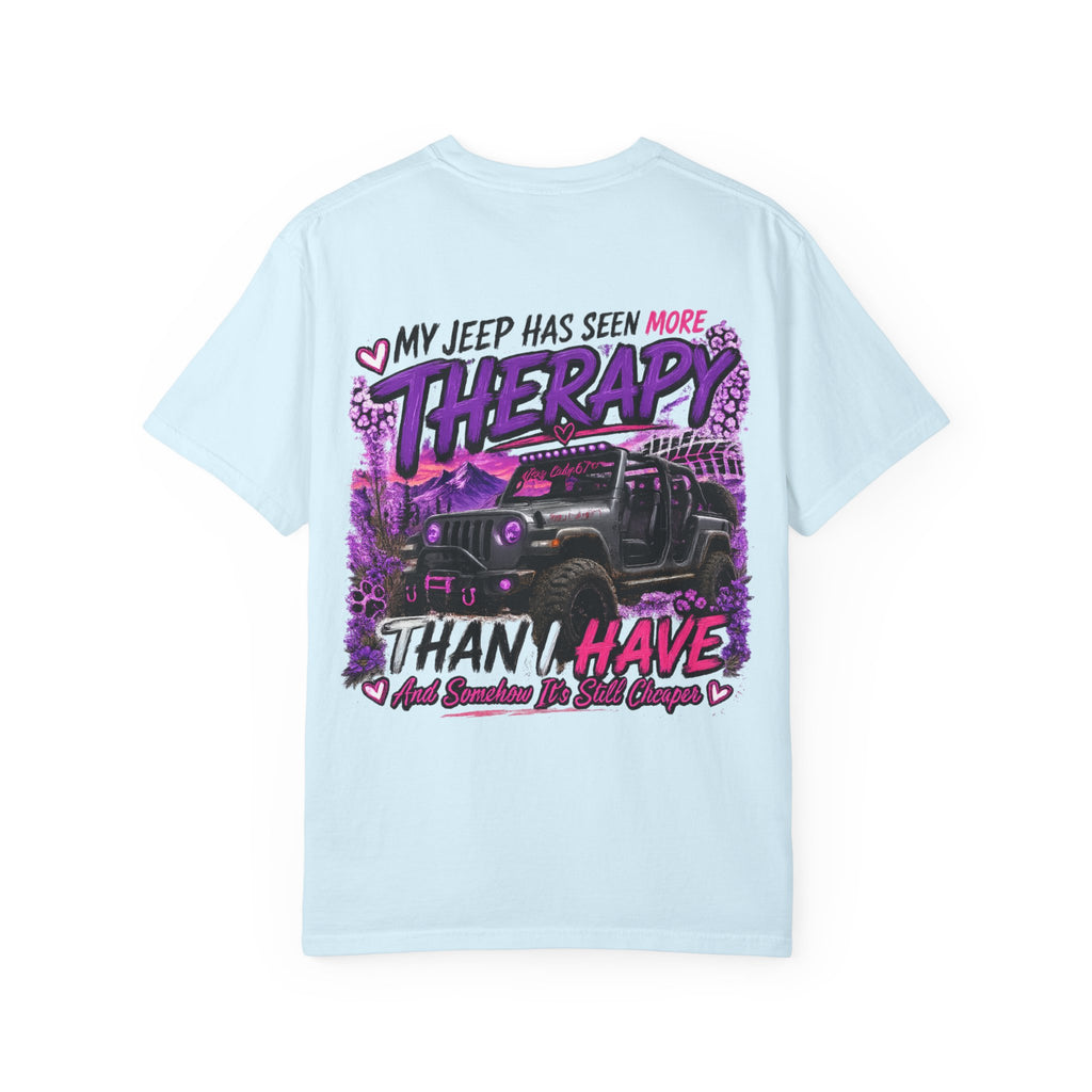 Jeep Therapy T‑Shirt — My Jeep Has Seen More Therapy Than I Have Graphic Tee