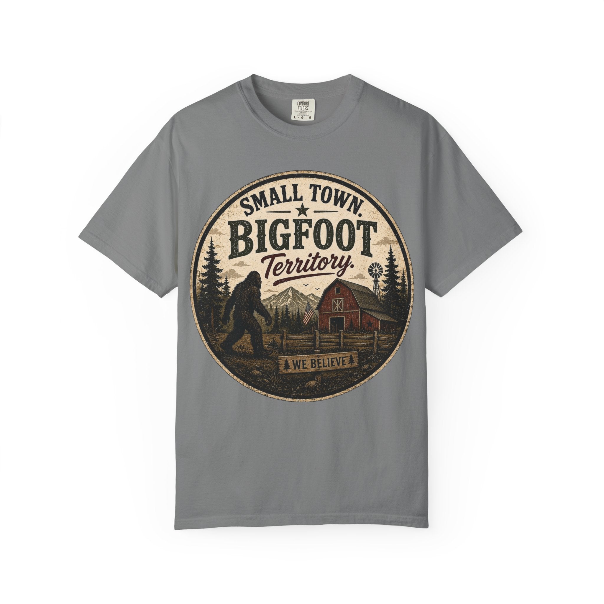 Small Town Bigfoot Territory T-shirt