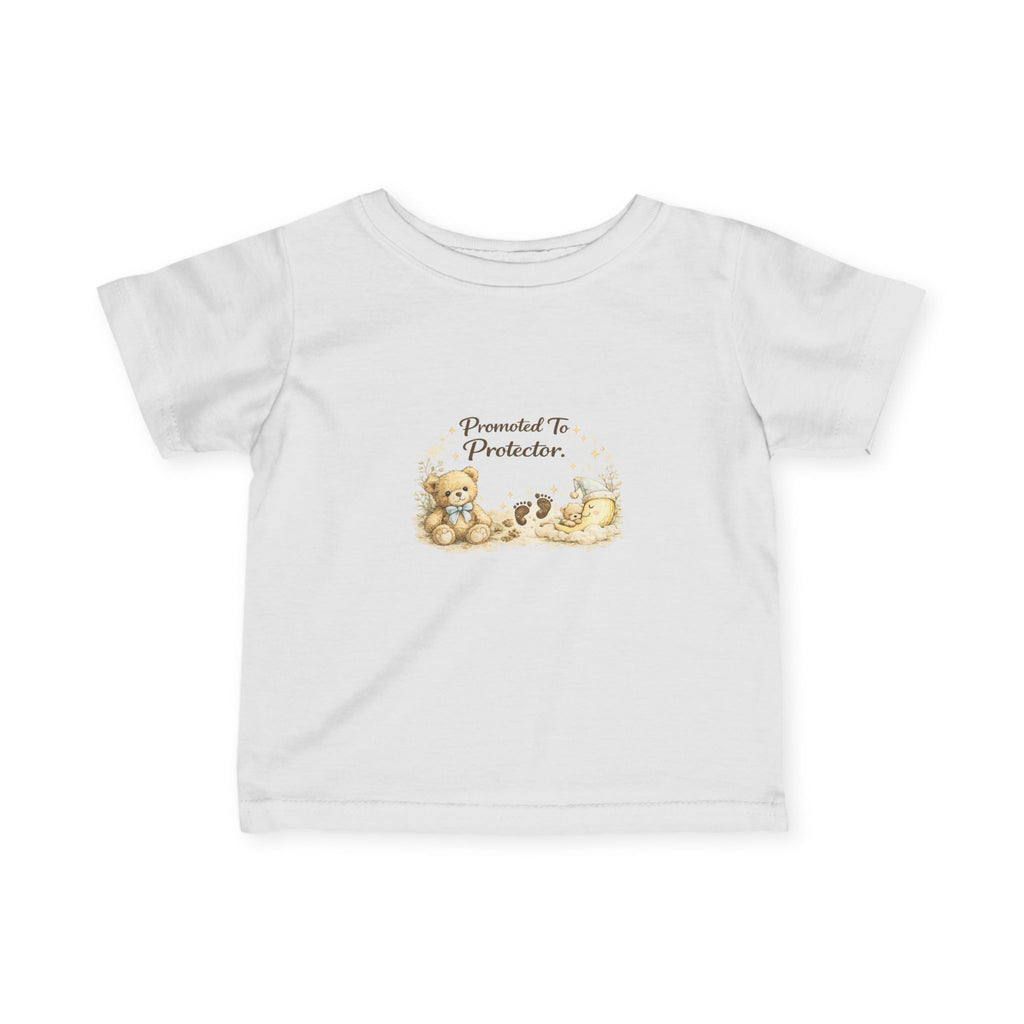 Promoted to Protector Infant Fine Jersey Tee