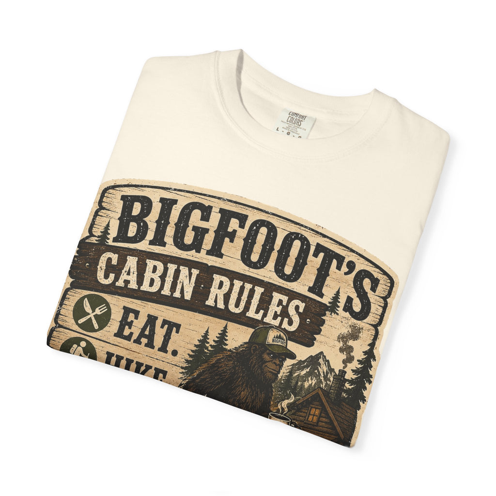 Bigfoot's Cabin Rules T-shirt