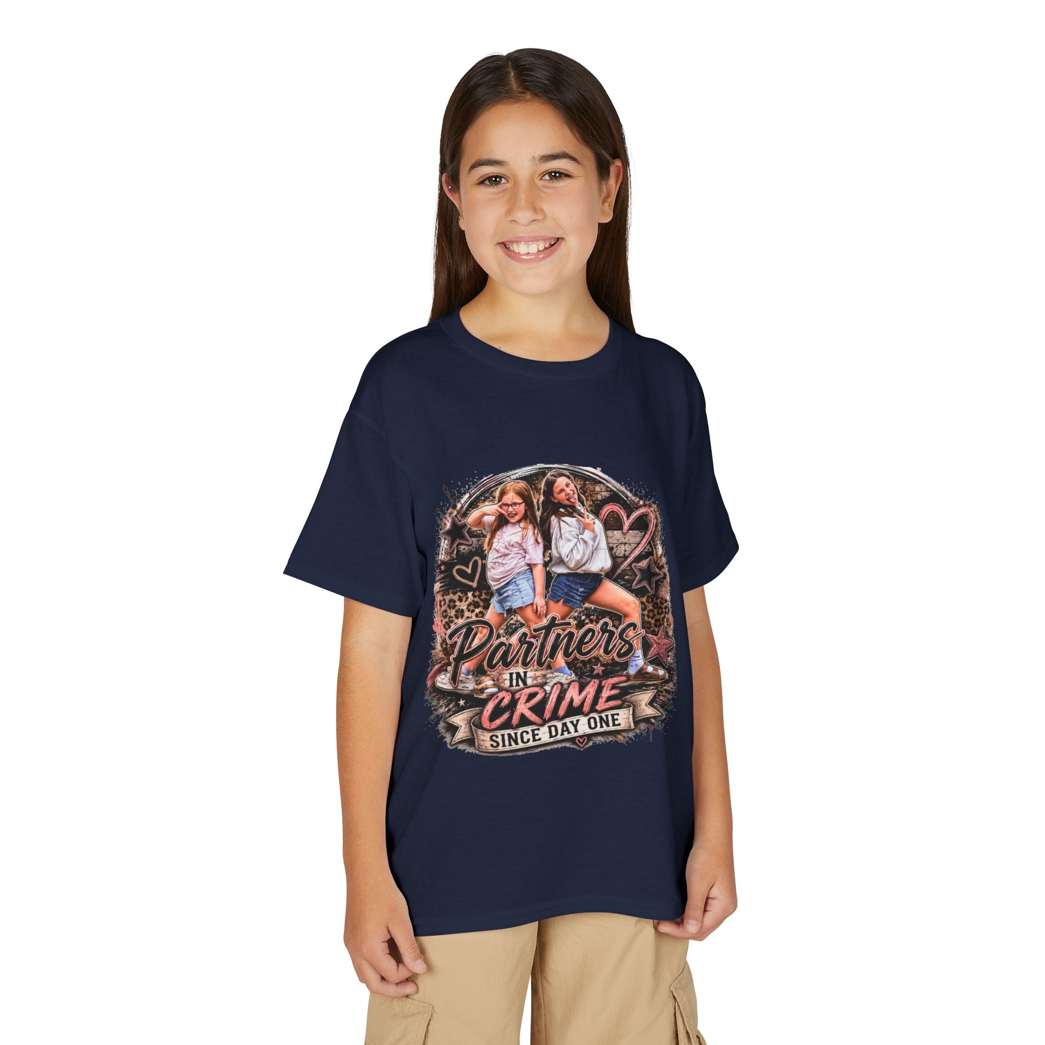 "Partners in Crime Since Day One" Best Friend Tee – Youth T-Shirt