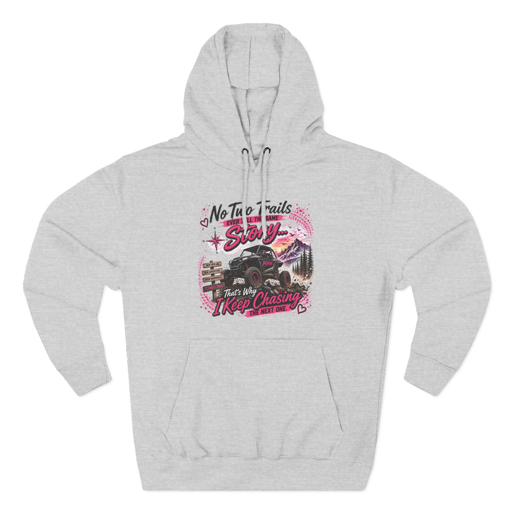 No Two Trails Stay the Same Motorcycle Hoodie – Retro Road Trip Graphic Sweatshirt