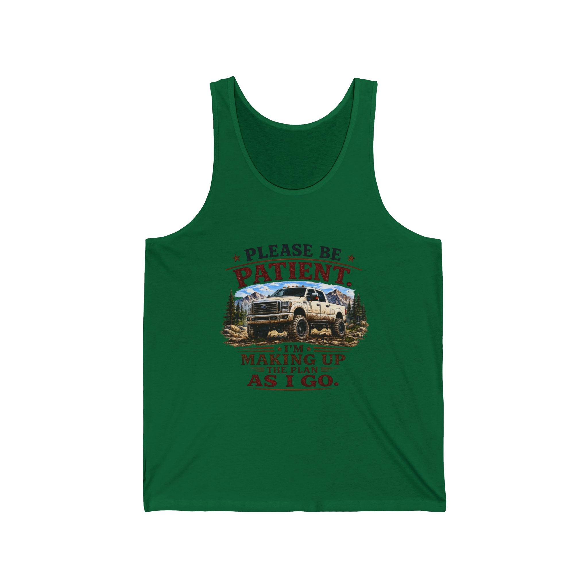 "Please Be Patient I'm Making Up The Plan As I Go" Camper Van Tank — Please Be Patient Tank Top