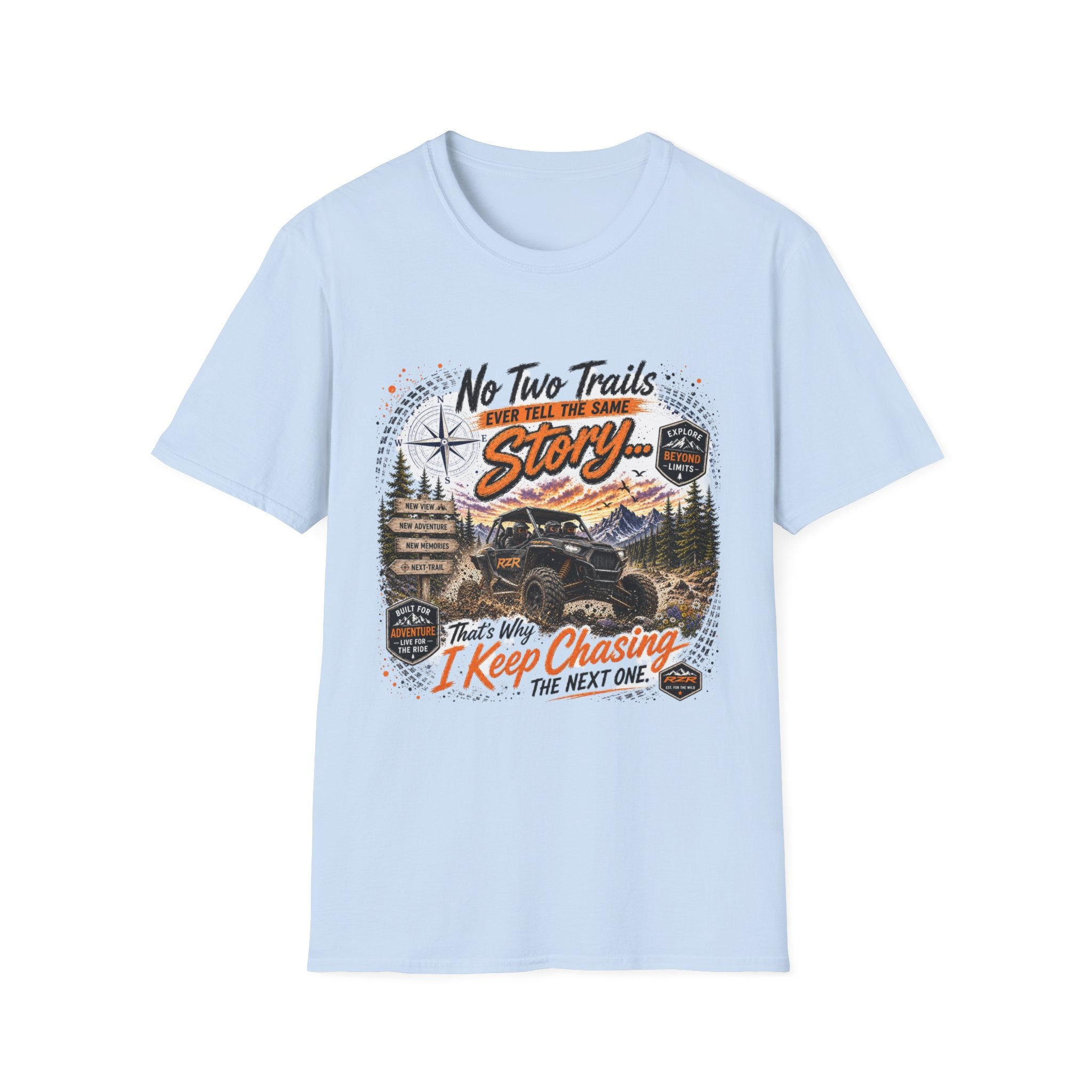 No Two Trails Tell The Same Story Off-Road Adventure T-Shirt