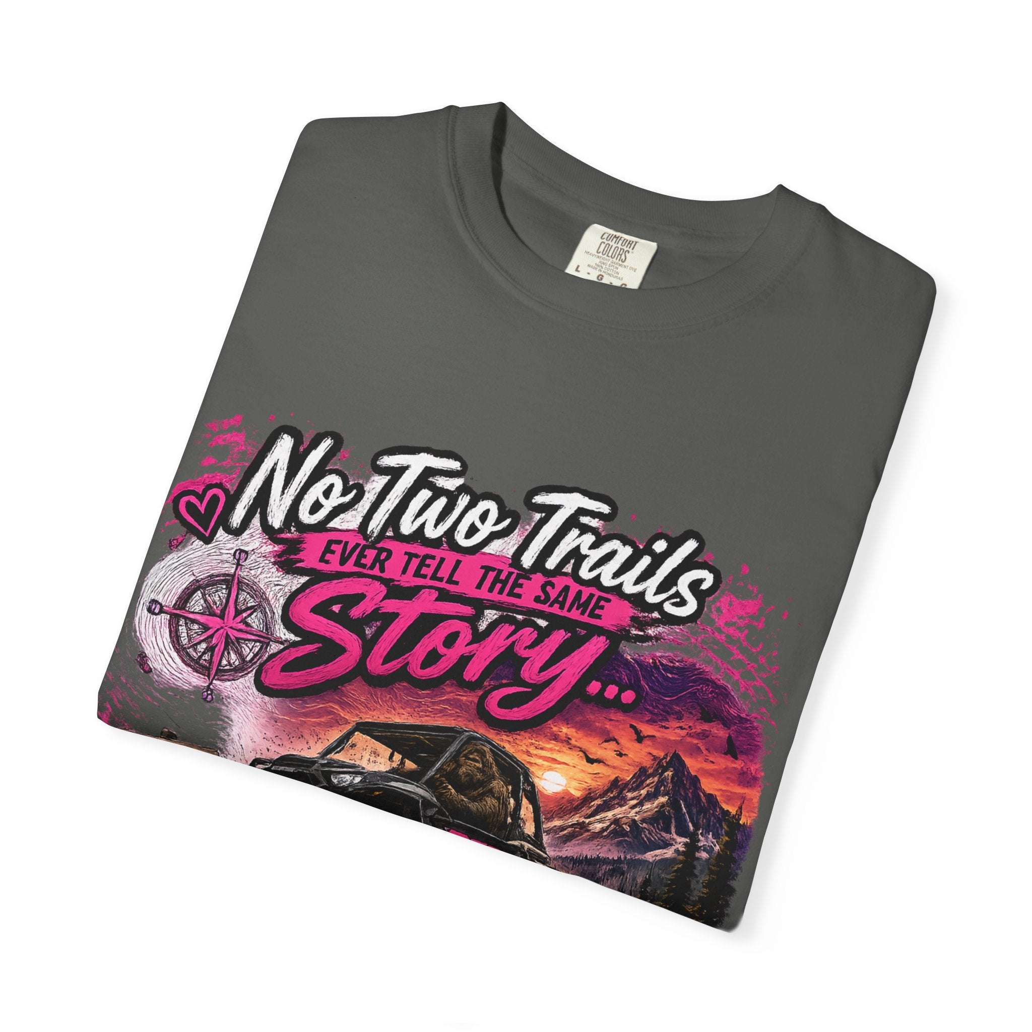 Off‑Road Truck T‑Shirt — “No Two Trails Ever Tell the Same Story” Adventure Tee