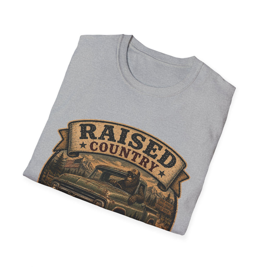 Raised Country T-Shirt — "Too Country for City Problems" Vintage Truck Tee