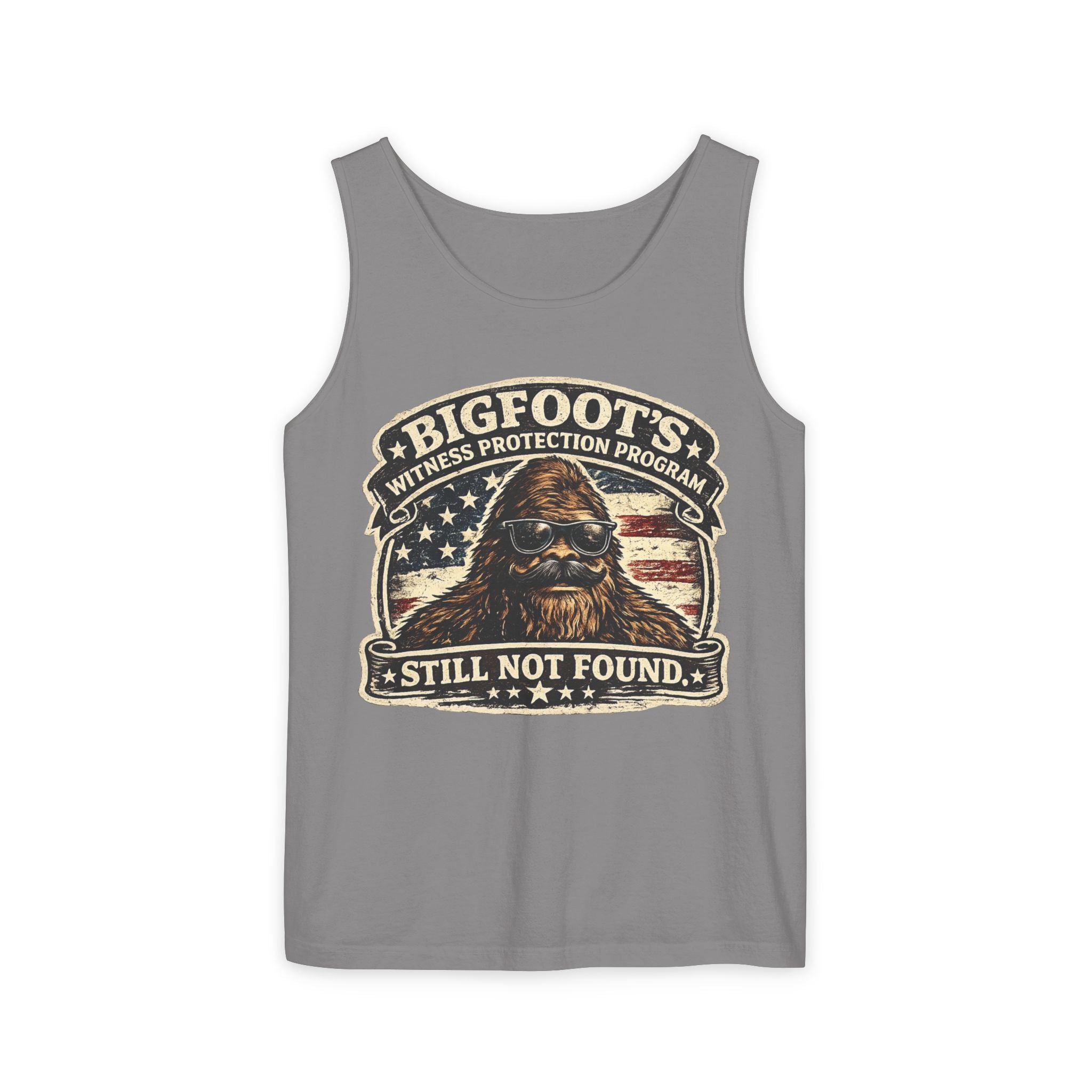 Bigfoot's Witness Protection Program Tank Top