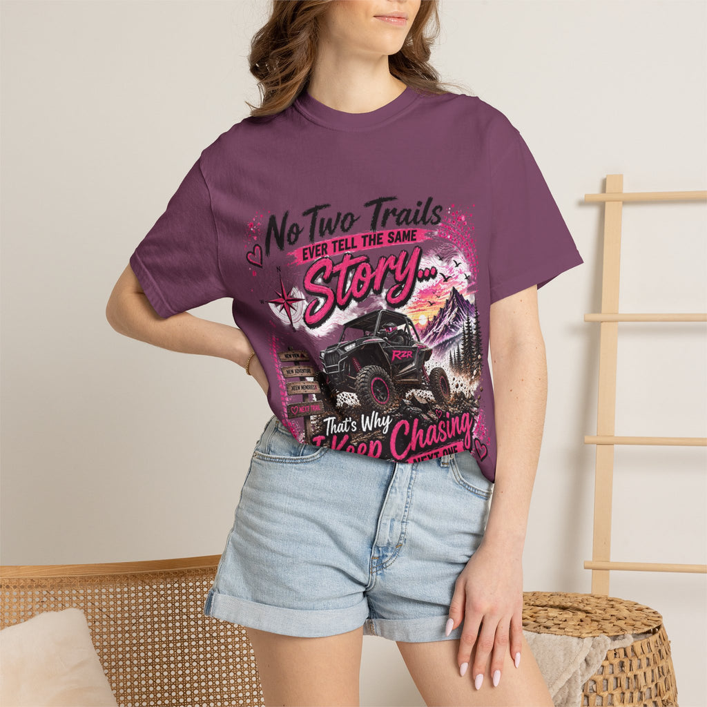 Off-Road Truck T-Shirt — "No Two Trails Ever Tell the Same Story" Adventure Tee