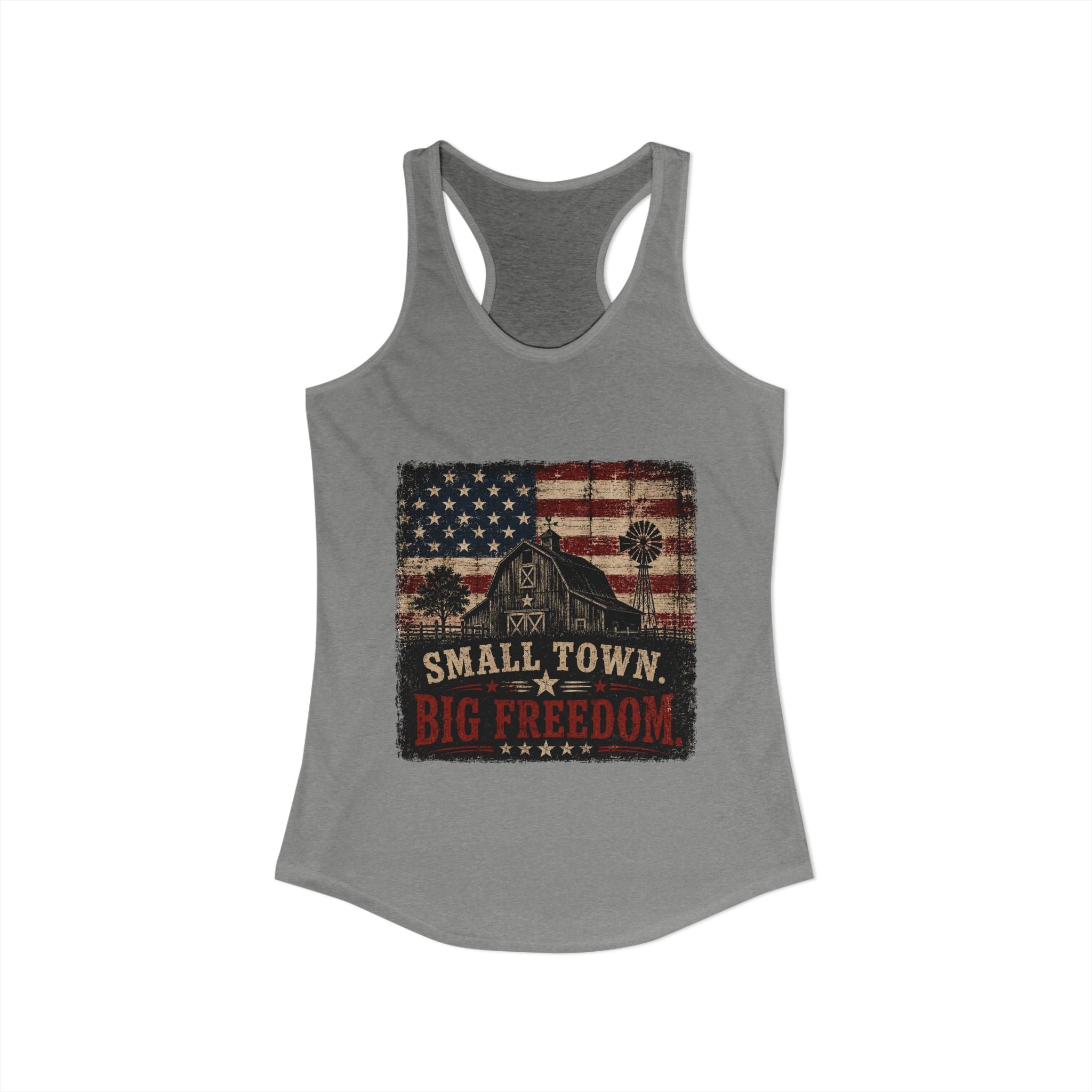 Small Town Big Freedom 4th of July Tank Top
