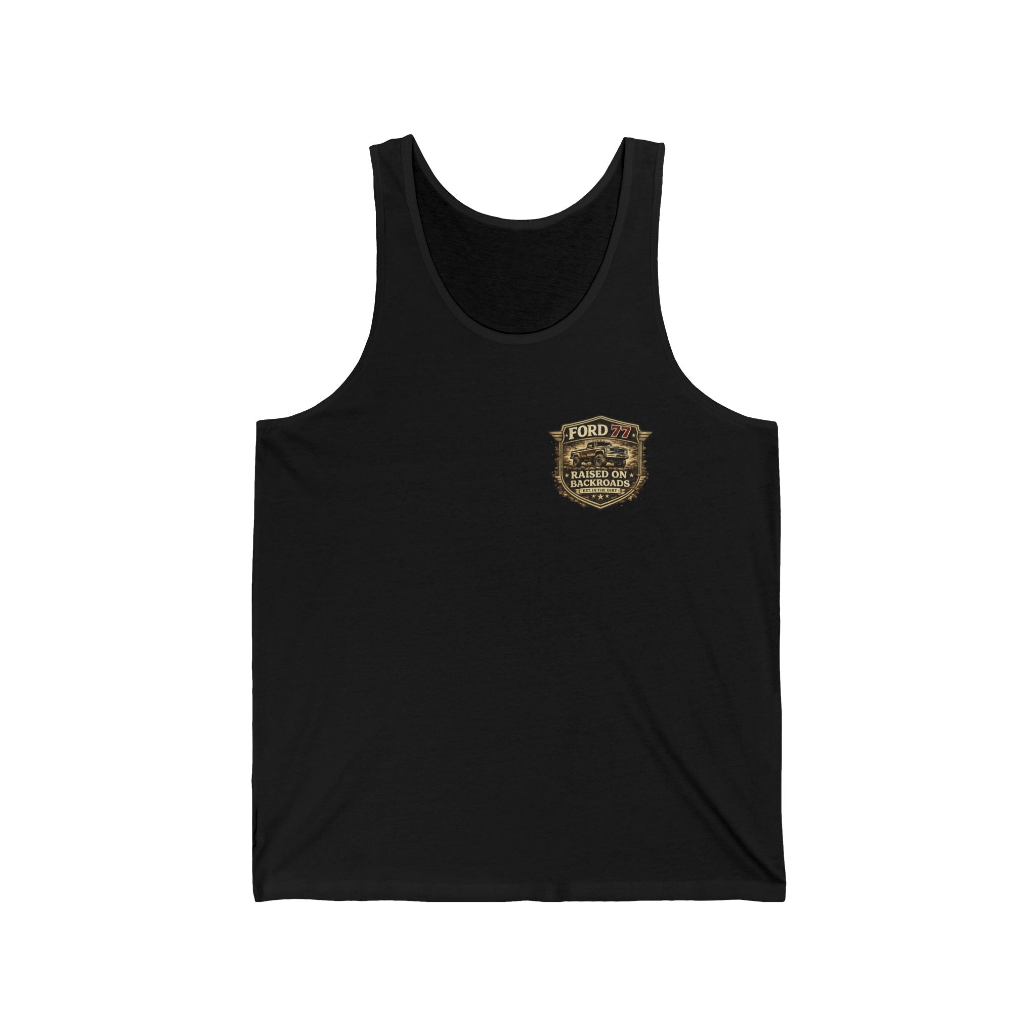 Ford 77 Vintage Truck Tank Top — Retro Pickup Truck Graphic Vest