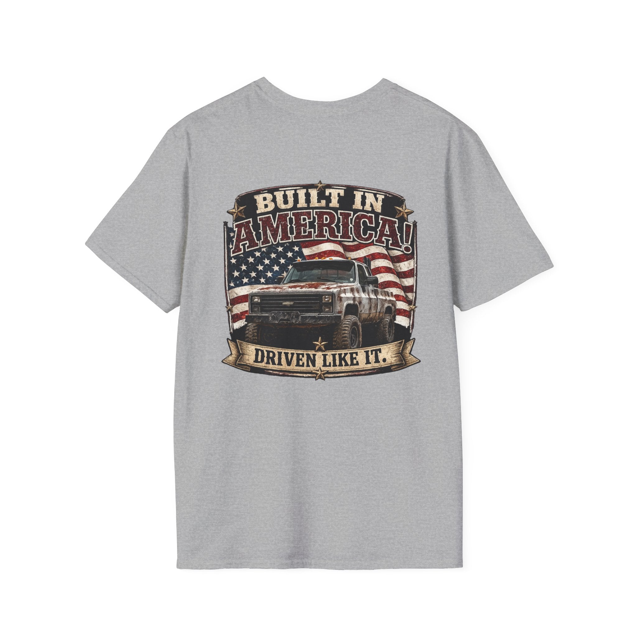 Built In America - Chevrolet K30 Vintage Patch T-Shirt