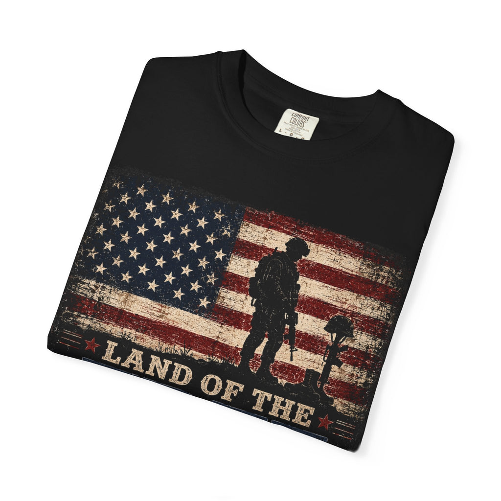 Land of the Free Because of the Brave T-Shirt