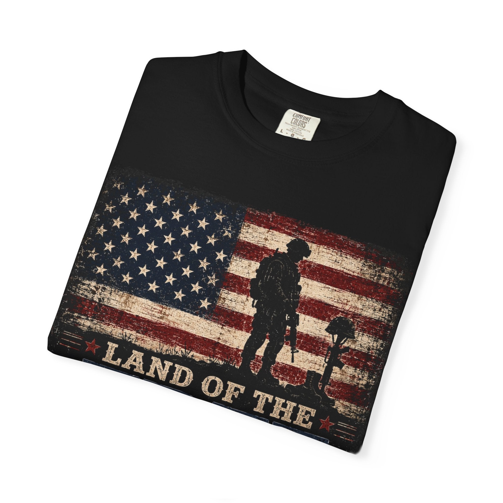 Land of the Free Because of the Brave T-Shirt